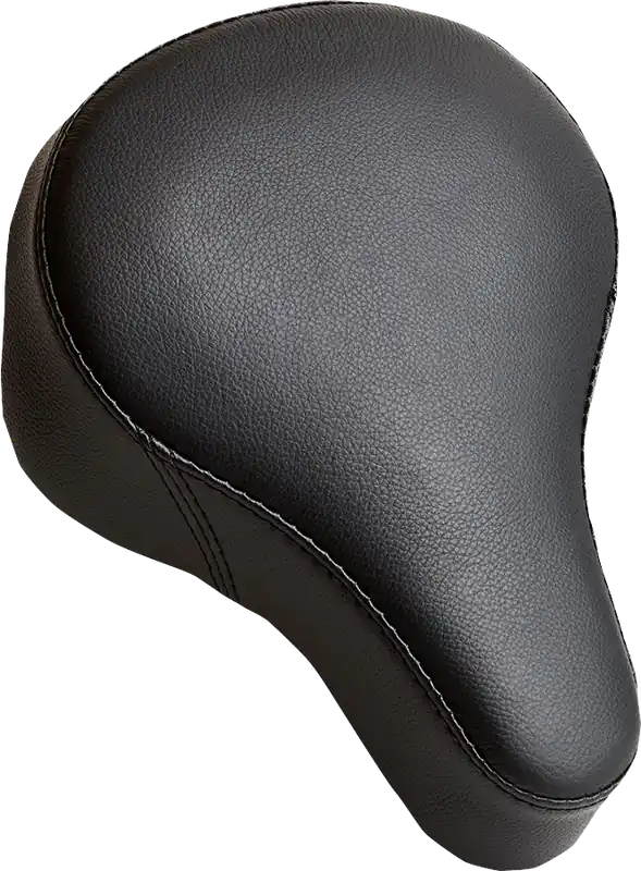 While Supplies Last AIRHAWK Medium Bike/E-Bike/Exercise Bike Seat with Genuine Leather Cover - Model FA-BIKE-MD-SM