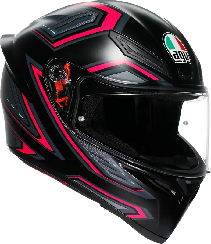 AGV K1 S Helmet - Sling Matte Black and Pink, Large - Model 2118394003-063-L Authentic