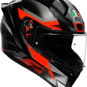 AGV K1 S Helmet - Fastlap Black, Gray & Red - 2XL | High-Performance Motorcycle Helmet Best Price