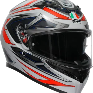 AGV K3 Helmet - Space Matte White/Red Fluo - Small by AGV (Part #2118381004-020-S) Buy Online
