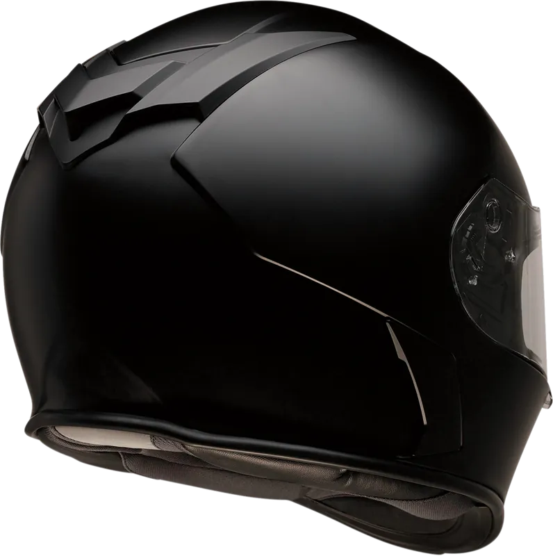 Z1R Warrant Helmet - Flat Black, Small - Polycarbonate Shell with Drop-Down Sun Visor Best Choice