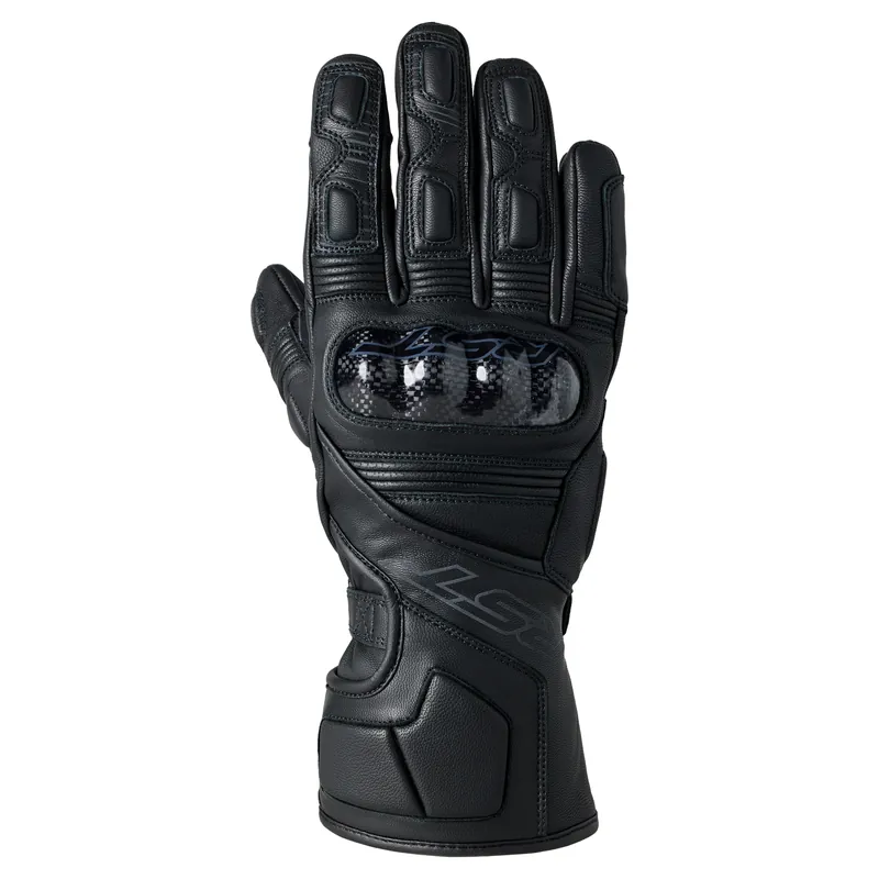 Worldwide Shipping RST Fulcrum CE Waterproof Motorcycle Gloves - Black, Large