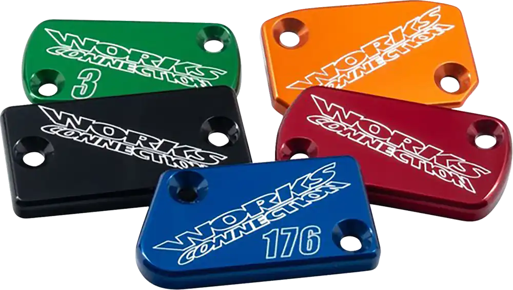 WORKS CONNECTION Front Brake Cap - Orange for KTM, Husqvarna, Gas Gas Part 21-083 Trending