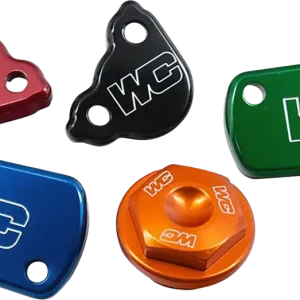 WORKS CONNECTION Rear Brake Cap for KTM, Husqvarna, Gas Gas - Orange (Part 21-773) Viral