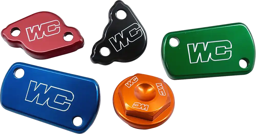 WORKS CONNECTION Front Brake Reservoir Covers for KTM, Husqvarna, Gas Gas * Part 21-770 Top Pick
