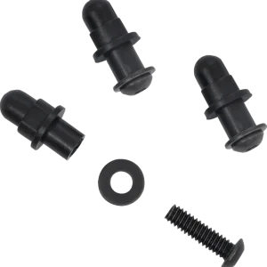 Warranty Included MEMPHIS SHADES Batwing Windshield Screw Set - Black MSC1014