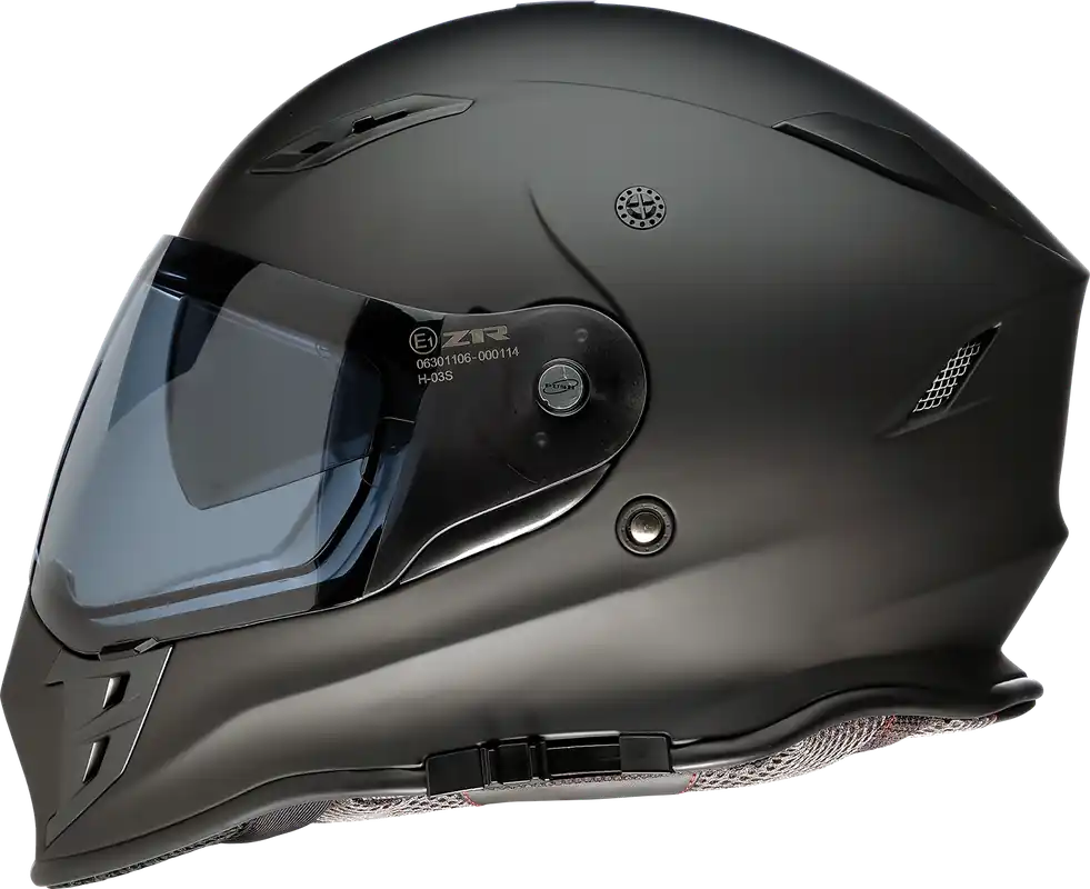 Z1R Nemesis Helmet Smoke Flat Black XS - Part Number 0140-0446 Fresh Stock