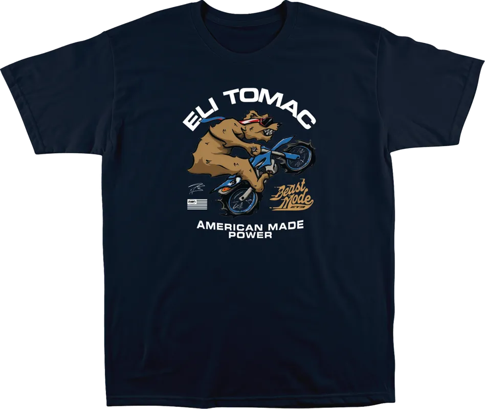 Weekend Sale FMF B3AR T-Shirt in Navy * Size XL, Soft Spun Cotton with Graphic Print