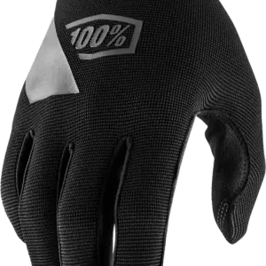 100-Percent Ridecamp Gloves Black Large - Durable Cycling Gloves with Tech-Thread Connectivity New Release