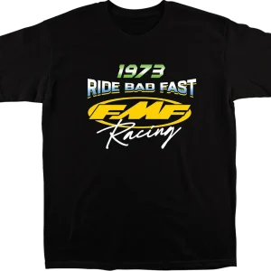 Worldwide Shipping FMF Photo Finish T-Shirt - Black - Medium, Soft Spun Cotton with Graphic Print