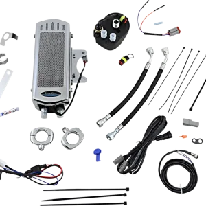 ULTRACOOL SMT-2CSS Oil Cooler Kit with Waterproof Connectors for Touring and Trikes Direct From Factory