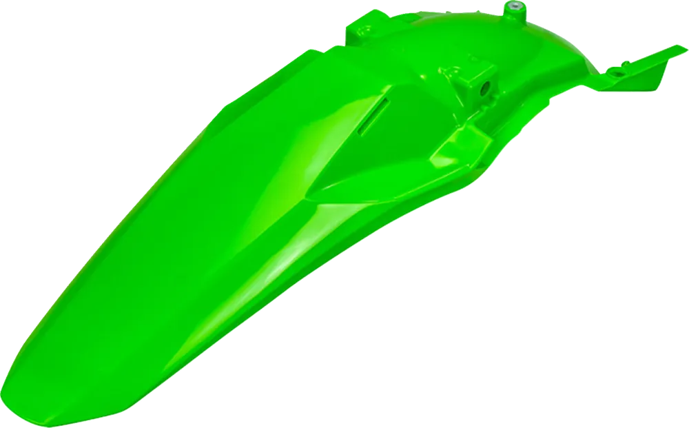 UFO Restyled Rear Fender for Motorcycles - Fluorescent Green KA04759#AFLU by UFO Time-Limited