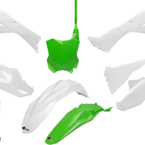 UFO Body Kit for Kawasaki KX 250/450 - Green and White, Part Number KAKIT231F@222 Super Sale