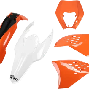 UFO Replacement Body Kit for '09-'10 Honda CRF Model - OEM Orange/White/Black KTKIT520999W Editor’s Pick