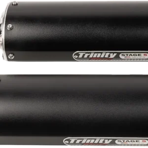 TRINITY RACING Full Dual Exhaust System for RZR XP 1000, Part Number TR-4190D-BK One Day Deal