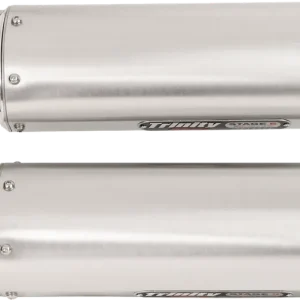 TRINITY RACING Full Dual Exhaust System for RZR XP 1000 * Brushed Finish TR-4190D Exclusive Offer