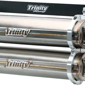 TRINITY RACING Stainless Steel Slip-On Muffler TR-4152S-SS for Enhanced Performance and Durability Warranty Included
