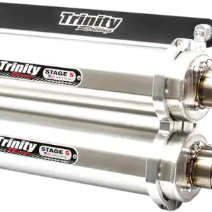TRINITY RACING Stage 5 Slip-On Dual Muffler Aluminum TR-4152S Top Rated