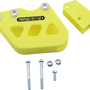 Authentic T.M. Designworks Chain Guide - Yellow for Suzuki RCG-SMX-YL