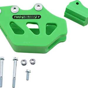 Authentic T.M. DESIGNWORKS Kawasaki RCG-KX2-GR Chain Guide with Return Memory System and UV Protection