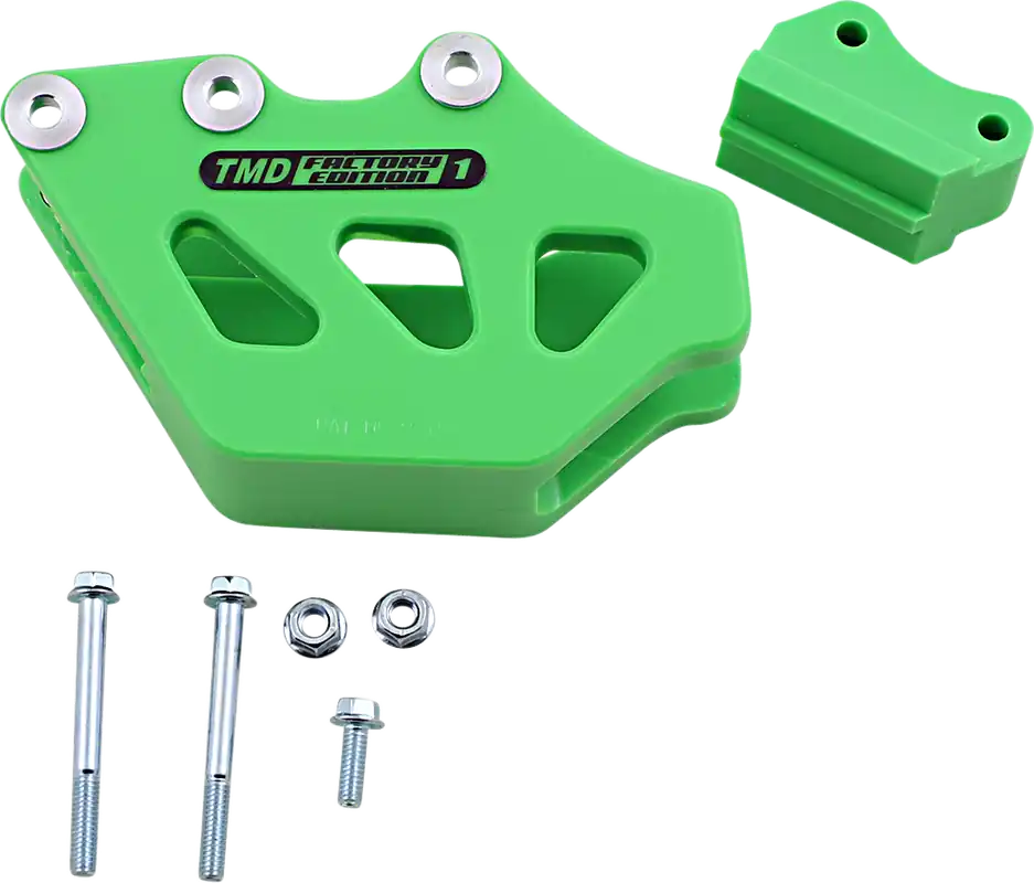 Authentic T.M. DESIGNWORKS Kawasaki RCG-KX2-GR Chain Guide with Return Memory System and UV Protection