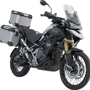 While Supplies Last SW-MOTECH Adventure Luggage System for Triumph Tiger 2020-2024 - Silver (Part #ADV.11.905.75002/S)