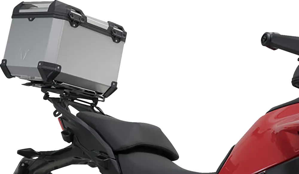 Affordable SW-MOTECH TRAX ADV Top Case System for Ducati Multistrada V4 '21-'24, 38 Liter Silver
