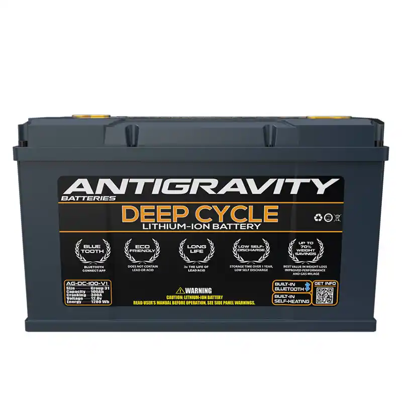 Antigravity Batteries DC-100-V1 Lithium Deep Cycle Battery for Automotive Applications Buy Today