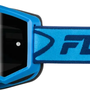 While Supplies Last Fly Racing Youth Zone Goggle Blue/Navy with Black Mirror and Smoke Lens