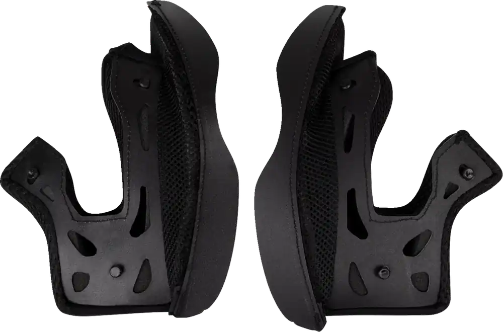 Viral MOOSE OFFROAD Air Intake Cheek Pads for XS Helmets - Black - Part Number 0134-3195