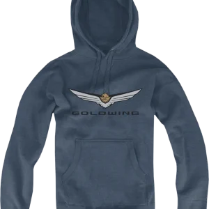 Trusted Brand Honda Goldwing Hoodie by Honda Apparel - Navy Small NP21S-S1838-S