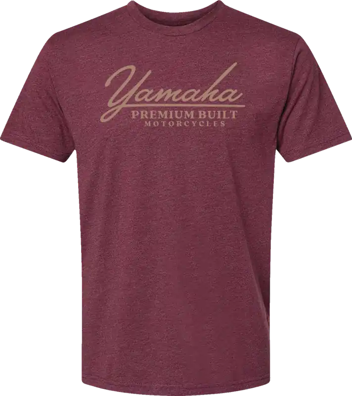 Yamaha Apparel Yamaha Racing Premium Built T-Shirt - Maroon - Medium LEM25S-M39-M Fresh Stock