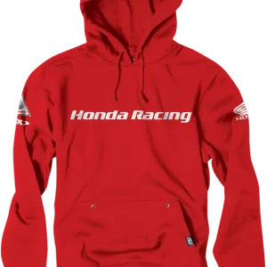 Warranty Included Factory Effex Honda Racing Red Pullover Hoodie - Size Large (Part 16-88372)