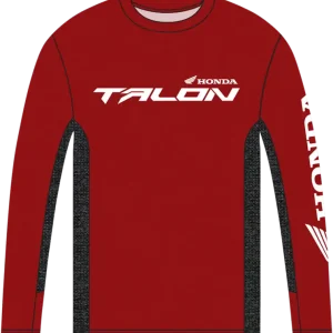 Weekend Sale Honda Talon Long-Sleeve T-Shirt by Honda Apparel - Medium, Red, Part NP21S-M2483-M