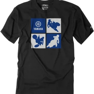Viral FACTORY EFFEX Youth Yamaha Silhouette T-Shirt - Black - XL (Part Number 21-83236)