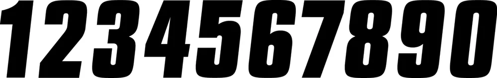 Weekend Sale Factory Effex FX Factory Number 7 - Black - 6 inches, Part Number 08-90047