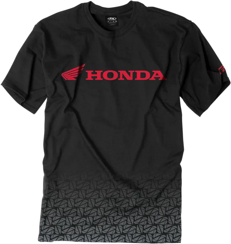 Affordable Factory Effex Honda Fade T-Shirt - Black, Large, Part Number 15-88302