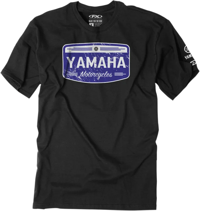 Affordable FACTORY EFFEX Yamaha Rev T-Shirt - Black 2XL - Part Number 22-87218