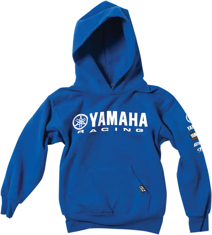 While Supplies Last FACTORY EFFEX Youth Yamaha Racing Hoodie - Royal Blue - XL (Part No. 19-83236)