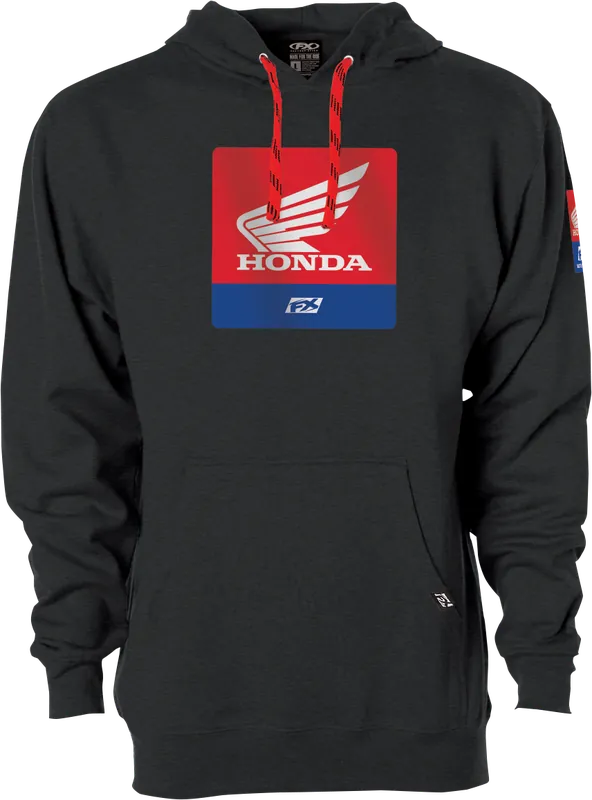 While Supplies Last FACTORY EFFEX Honda Boxer Pullover Hoodie Heather Charcoal Large (Part Number 26-88304)