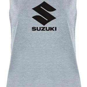 Wholesale FACTORY EFFEX Women's Suzuki Idol Muscle Tank Top - Light Heather Blue - Small (Part No. 27-87450)
