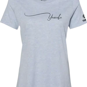 While Supplies Last FACTORY EFFEX Women's Yamaha Signature T-Shirt - Light Heather Blue - XL 27-87246