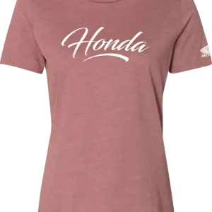 While Supplies Last FACTORY EFFEX Women's Honda Script T-Shirt - Heather Mauve, Part Number 27-87342