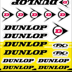 Warranty Included FACTORY EFFEX FX Dunlop Decal Sheet - Part Number 27-68002