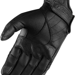 Viral ICON Pursuit Classic* Gloves - Black, Small - Premium Battlehide Goatskin for Mild Riding Conditions