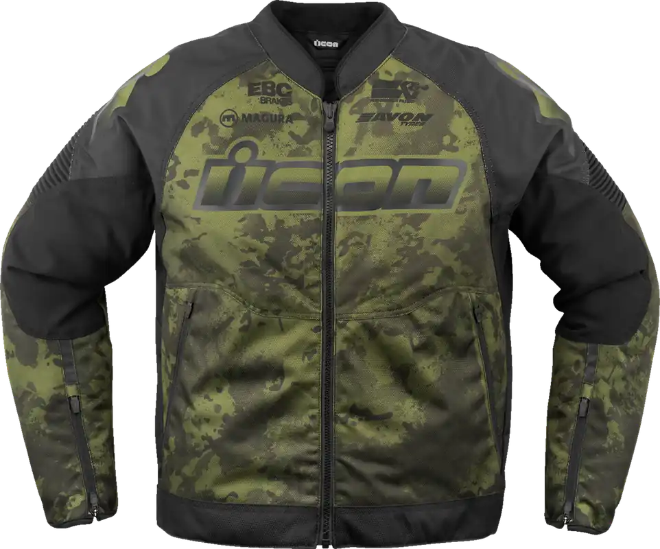While Supplies Last ICON Overlord3* Magnacross Jacket - Green, Large (Part No. 2820-6720)