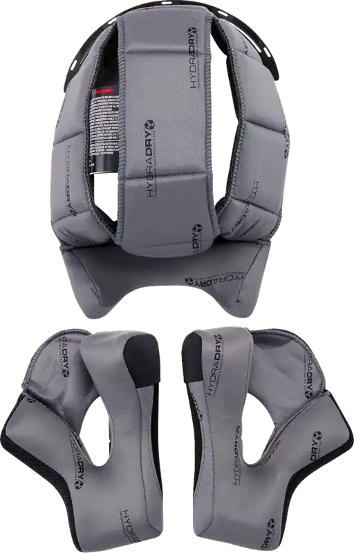 Weekend Sale ICON Airflite* R1 Comfort Liner Kit - Gray for XS Size Helmets, Part 0134-3631