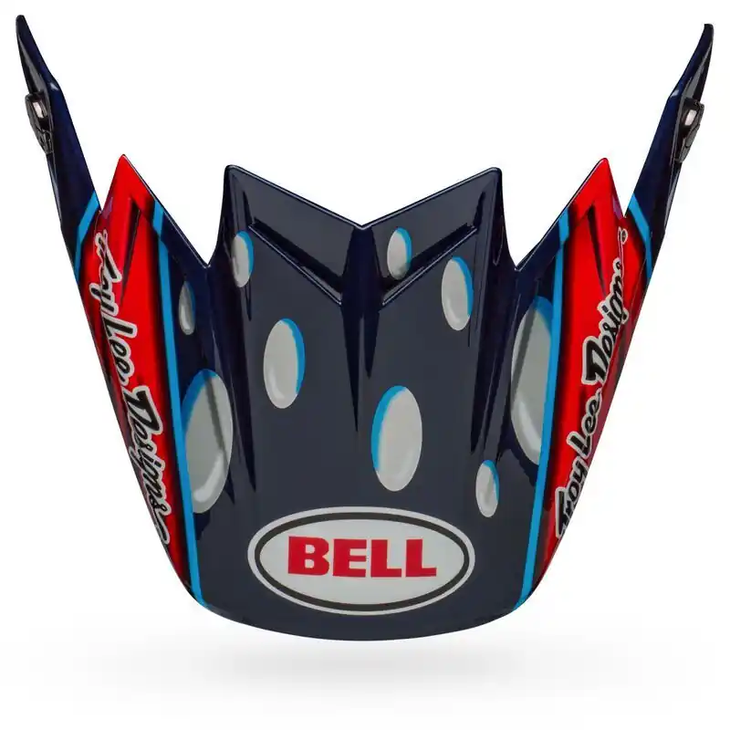 Wholesale Bell Replacement Peak Mcgrath 21 Blue/Red/Black for Moto-9 Flex Helmet
