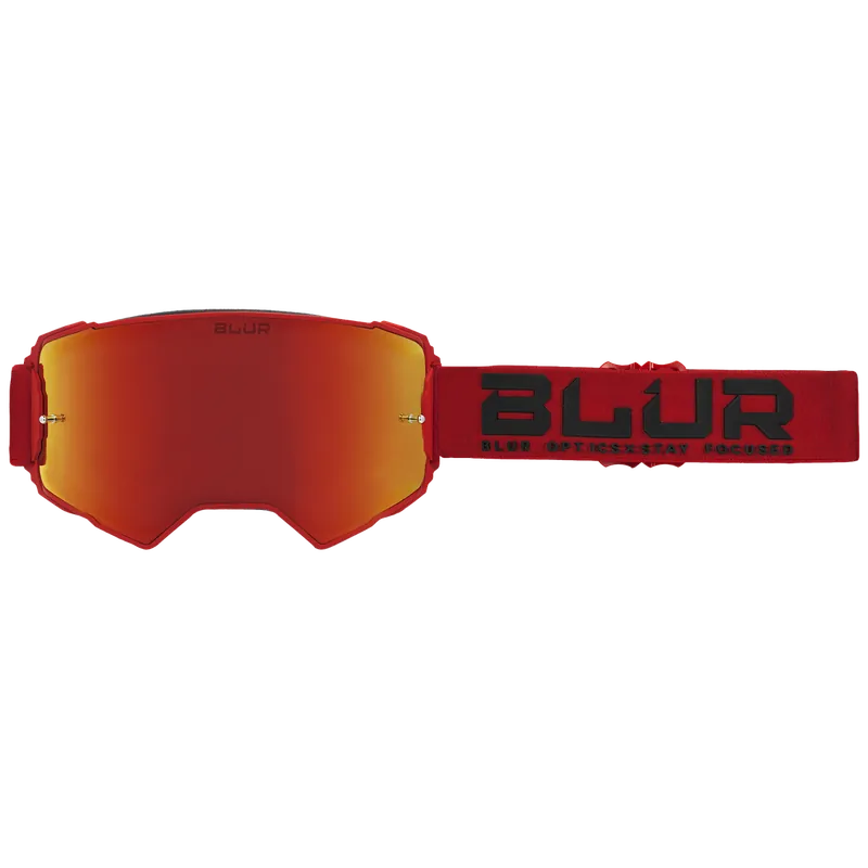 Affordable Blur B-60 Goggles Phoenix Matte Red w/Radium Red Lens