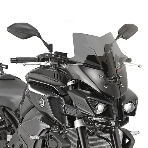 Weekend Sale Givi D2129B Low & Sporty Gloss Black Windshield 36 x 36cm for Yamaha M